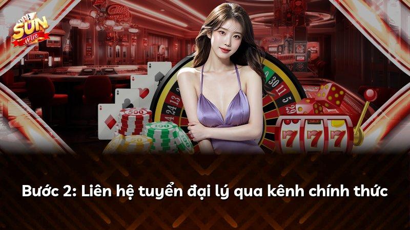 Bước 2: Liên hệ tuyển đại lý qua kênh chính thức