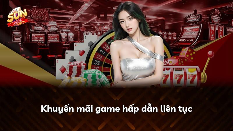 Khuyến mãi game hấp dẫn liên tục