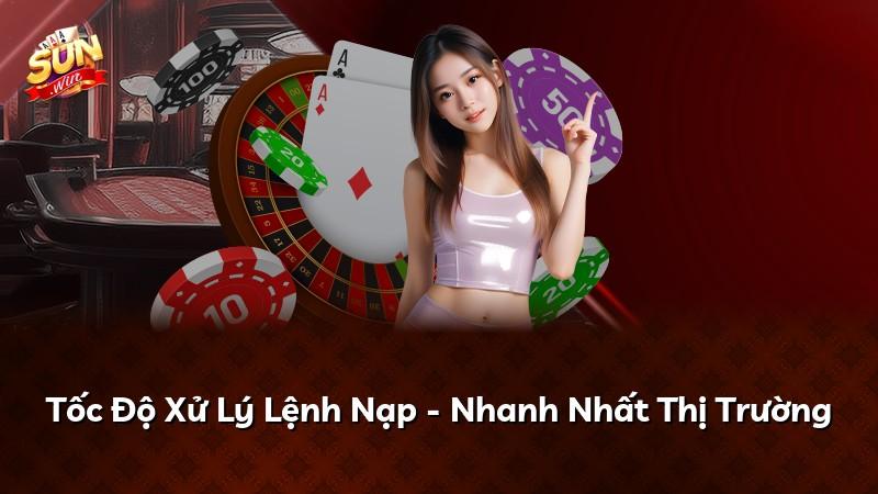 Tốc Độ Xử Lý Lệnh Nạp - Nhanh Nhất Thị Trường