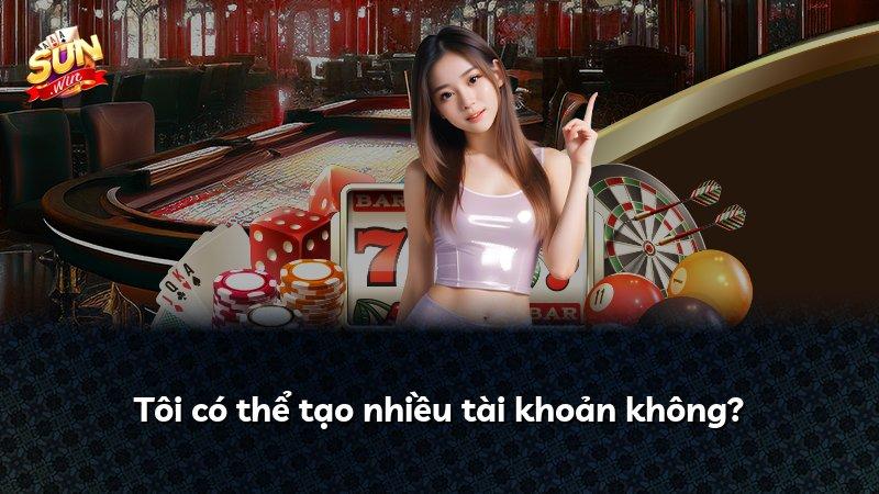 Tôi có thể tạo nhiều tài khoản không?